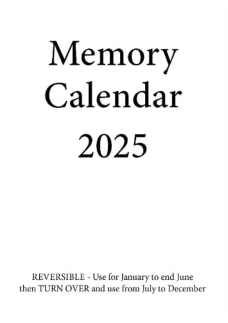 Memory Calendar  2025