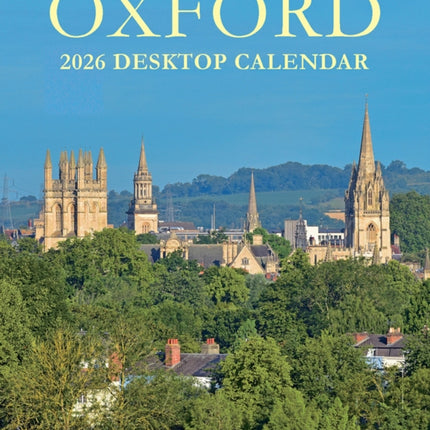 Oxford Large Desktop Calendar  2026