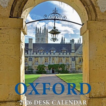 Oxford Colleges Mini Desktop Calendar  2026