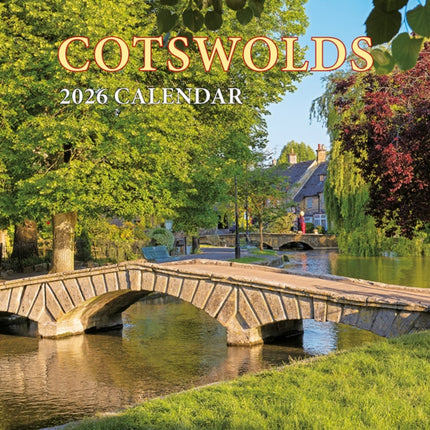 Cotswolds Small Square Calendar  2026