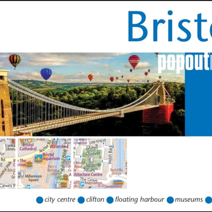 Bristol PopOut Map  pocket size pop up map of