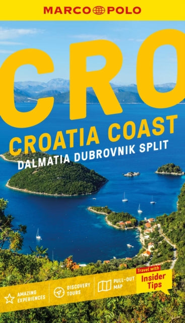 Croatia Coast Marco Polo Pocket Travel Guide  with pull out map