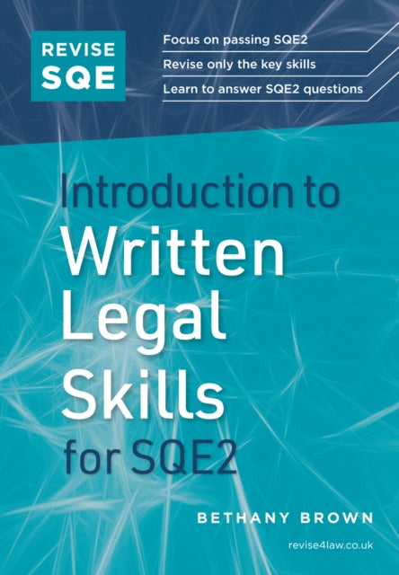 Revise SQE Introduction to Written Legal Skills