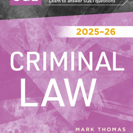 Revise SQE Criminal Law 202526
