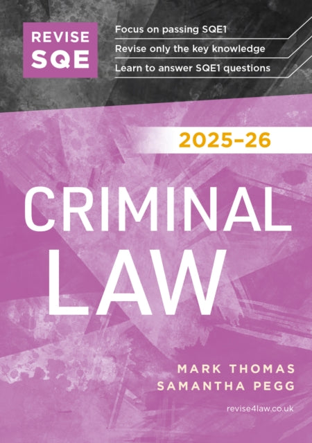 Revise SQE Criminal Law 202526