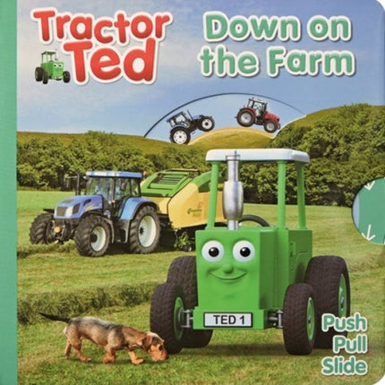 Tractor Ted Down on the Farm Push Pull Slide