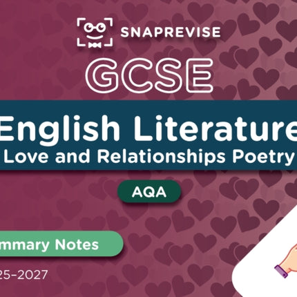 SnapRevise GCSE AQA English Literature Love and