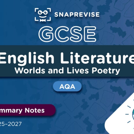 SnapRevise GCSE AQA English Literature Worlds and