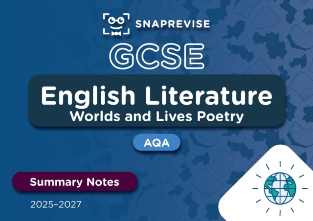 SnapRevise GCSE AQA English Literature Worlds and