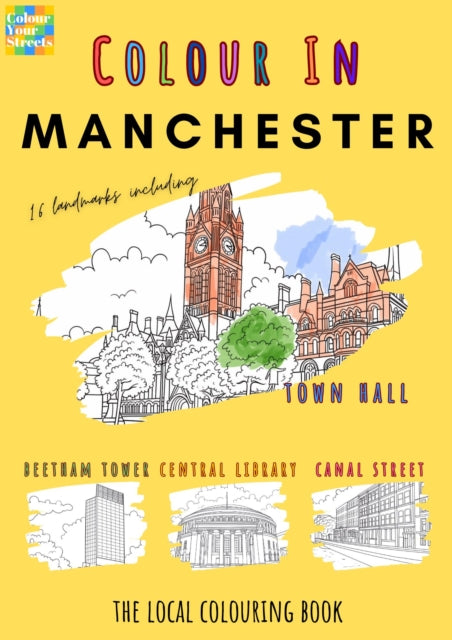 Manchester Colouring Book A4