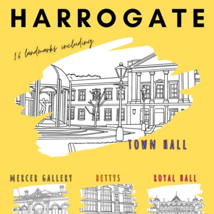 Harrogate Colouring Book A4