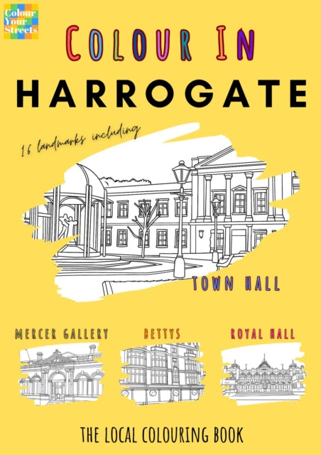 Harrogate Colouring Book A4