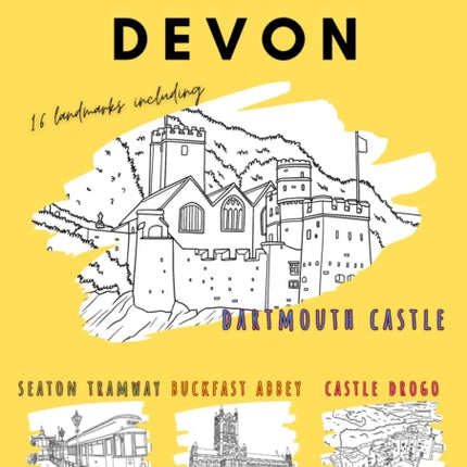 Devon Colouring Book A4