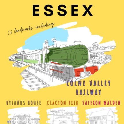 Essex Colouring Book A4