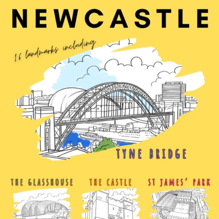 Newcastle Colouring Book A4