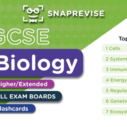 SnapRevise GCSE Biology Flashcards