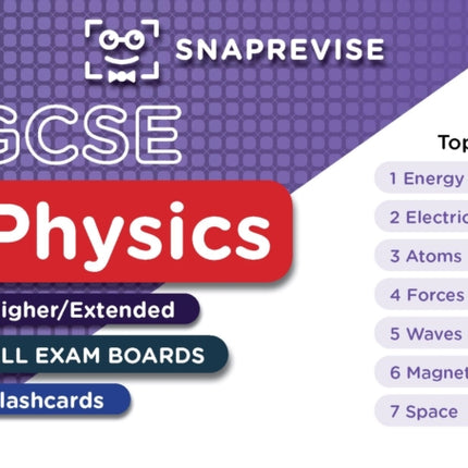 SnapRevise GCSE Physics Flashcards
