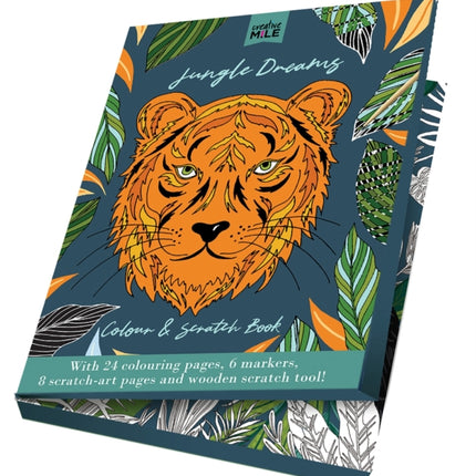 Jungle Dreams Colour and Scratch Book