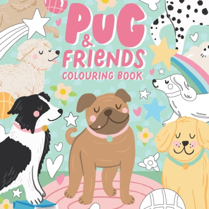 Pug and Friends Colouring Book