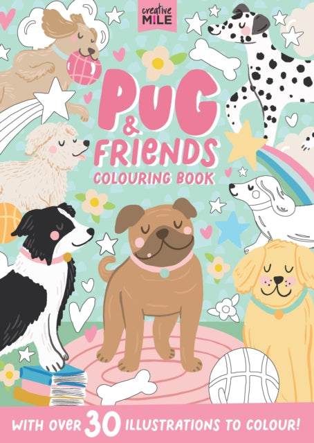 Pug and Friends Colouring Book