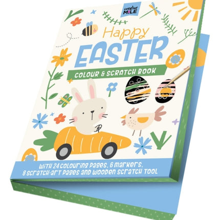 Happy Easter Colour and Scratch Book