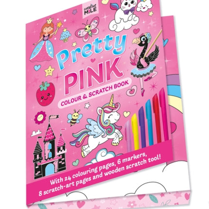 Pretty in Pink Colour and Scratch Book