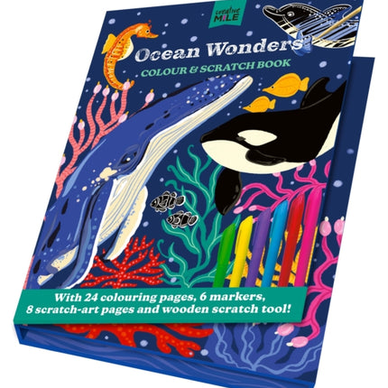 Ocean Wonders Colour and Scratch Book