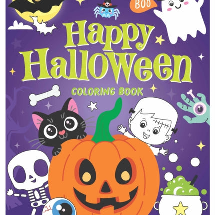 Happy Halloween Colouring Book