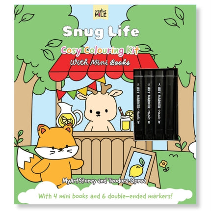 Snug Life Cosy Colouring Kit with Mini Books