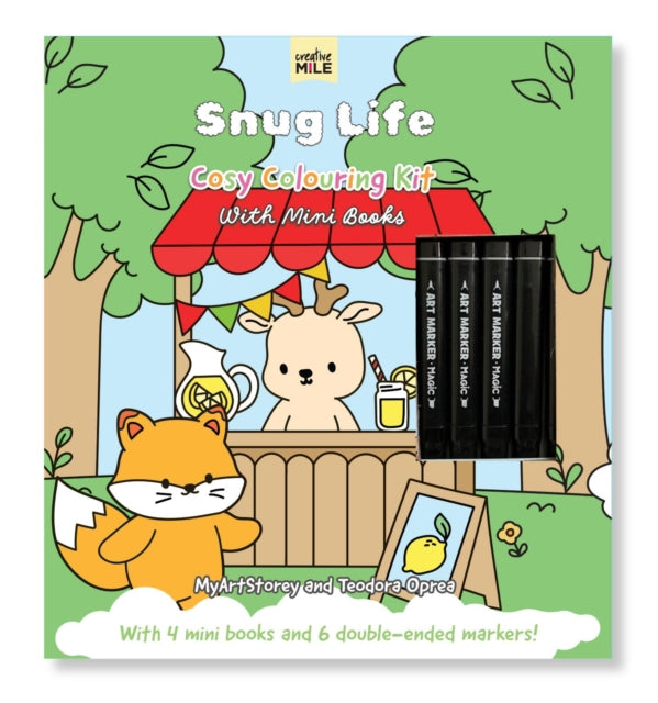 Snug Life Cosy Colouring Kit with Mini Books