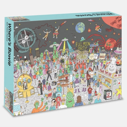 Wheres Bowie 500 piece jigsaw puzzle