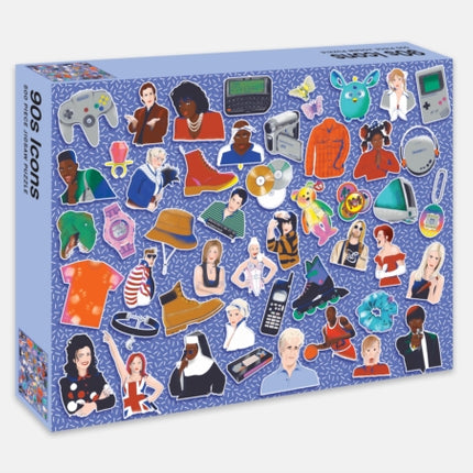 90s Icons 500 piece jigsaw puzzle