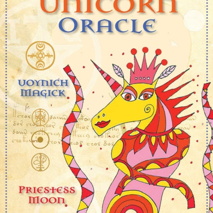 Enchanted Unicorn Oracle Voynich Magick Rockpool Oracle Cards