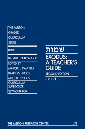 Exodus: A Teacher's Guide