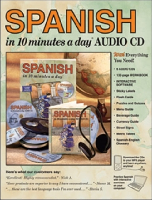 SPANISH in 10 minutes a dayreg BOOK  AUDIO