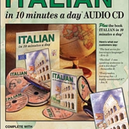 ITALIAN in 10 minutes a day BOOK  AUDIO