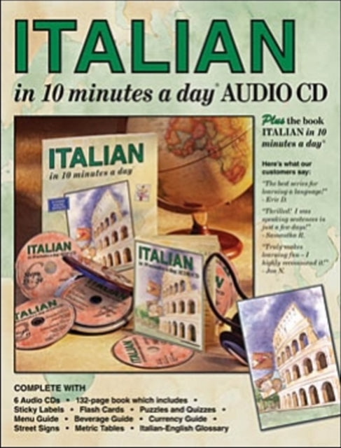 ITALIAN in 10 minutes a day BOOK  AUDIO