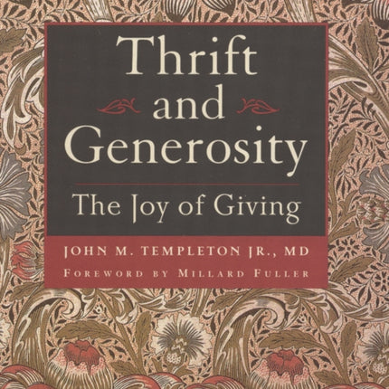 Thrift & Generosity: Joy Of Giving