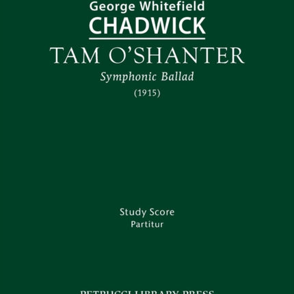 Tam O'Shanter: Study score