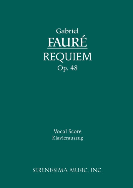 Requiem, Op.48: Vocal score