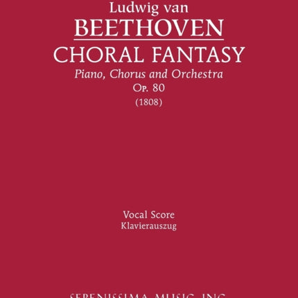 Choral Fantasy, Op.80: Vocal score