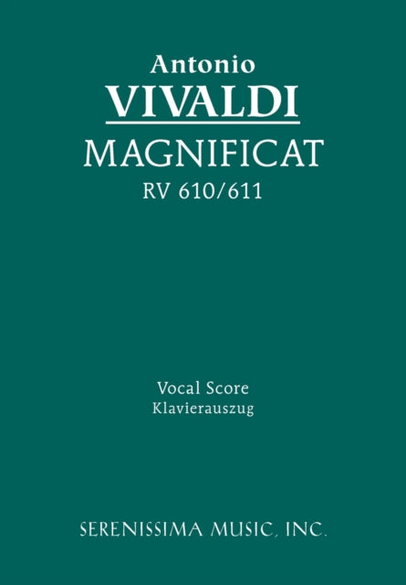 Magnificat, RV 610/611: Vocal score