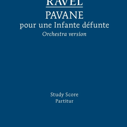 Pavane pour une Infante défunte: Study score