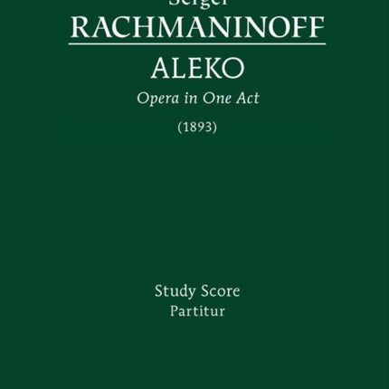Aleko: Study score