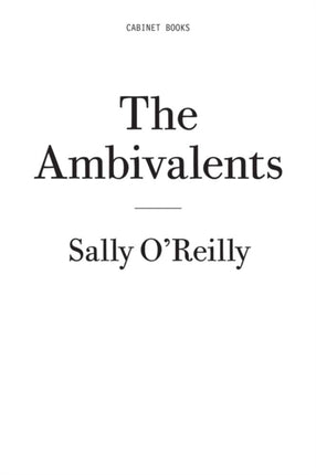 The Ambivalents Twentyfour Hour Book Series