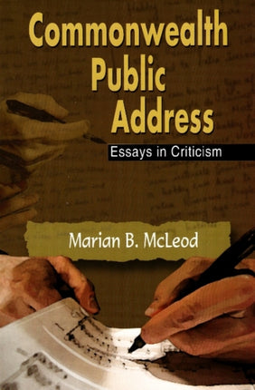 Commonwealth Public Address: Essays in Criticism