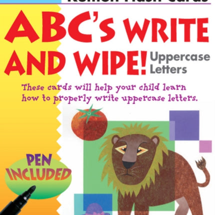 ABCs Uppercase Write  Wipe Kumon Flash Cards