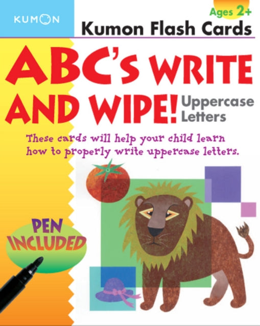 ABCs Uppercase Write  Wipe Kumon Flash Cards