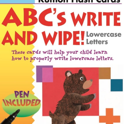 ABC's Write and Wipe Lowercase Letters