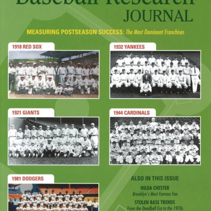 Baseball Research Journal (BRJ), Volume 44 #2